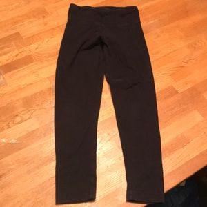 Girls justice size 8 black leggings.